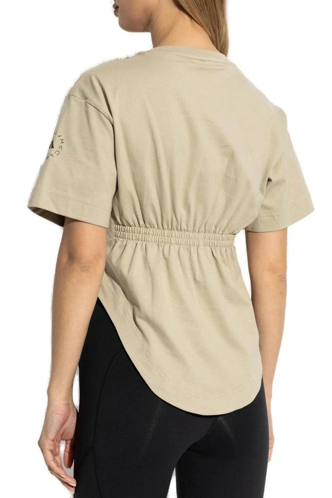 Adidas Logo Printed Curved Hem T-shirt 3