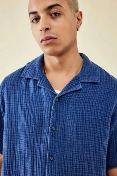 BDG BDG Indigo Triple Gauze Short-Sleeved Shirt 2