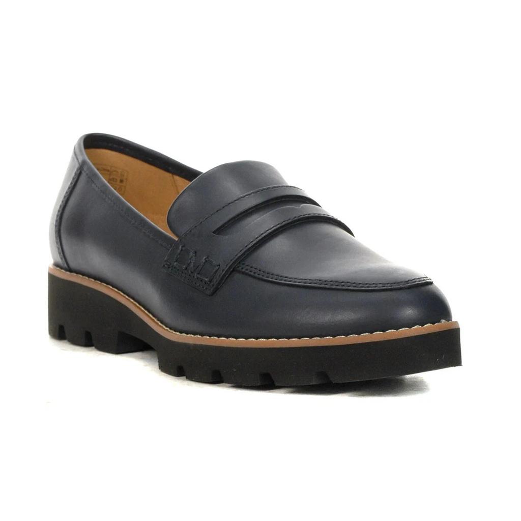 VIONIC Cheryl II I7819L9401 Loafer Womens Navy Blazer Leather Shoes GAL1387