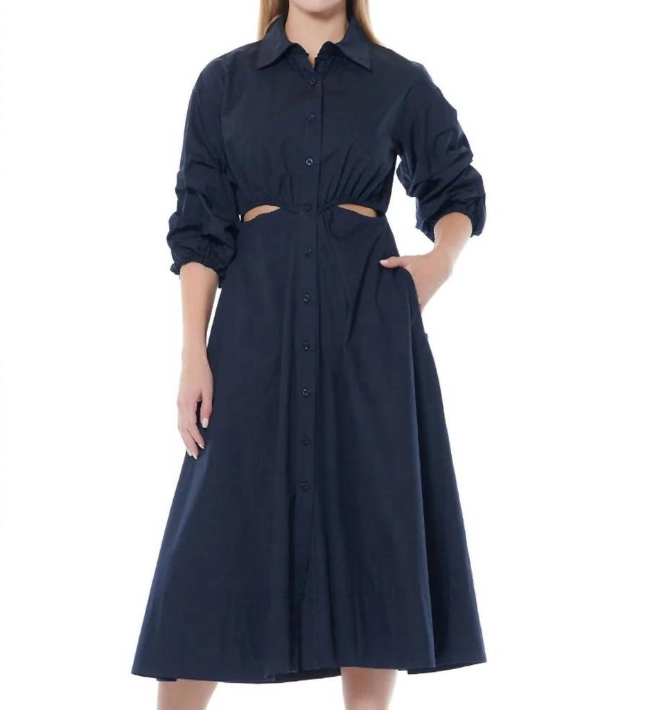Gracia Gracia - Button Down Midi Dress