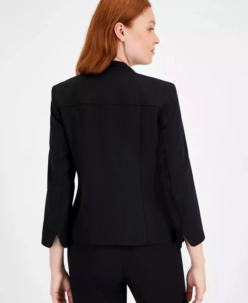 Anne Klein Star-Collar Open-Front Blazer 4