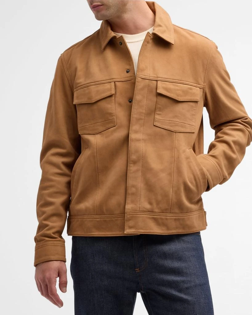 Paige Men's Pedro Soft Lamb Suede Jacket 6