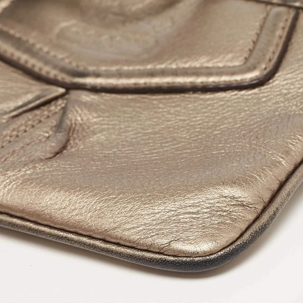 Coach Coach Metallic Leather Zip Wristlet Clutch 13