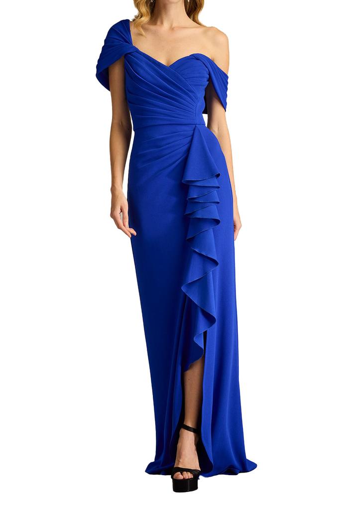 Tadashi Shoji Bates Twist-Front Gown - Dresses & Skirts