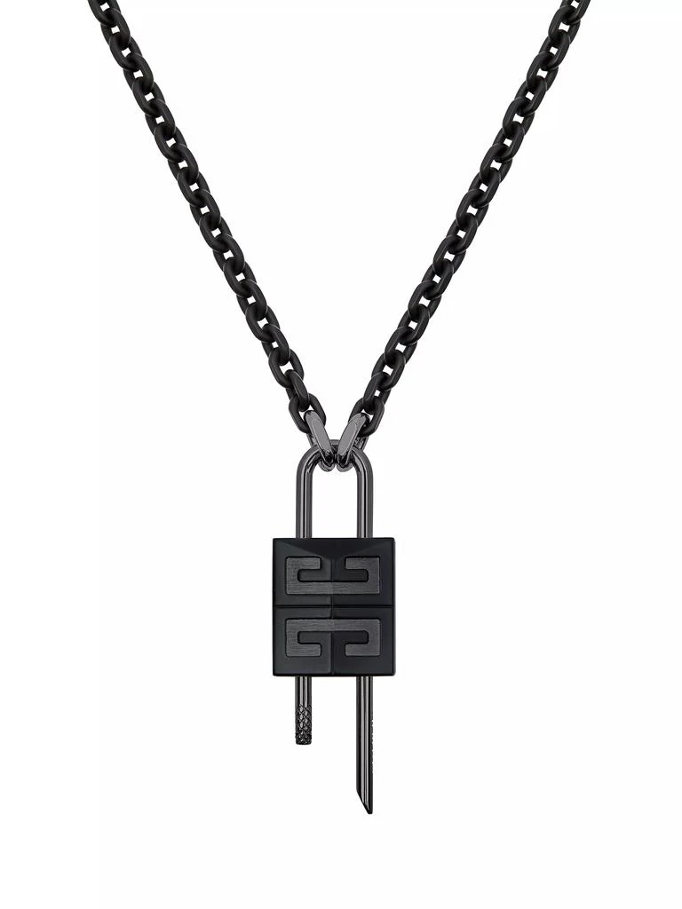 Givenchy Lock Necklace In Metal 3