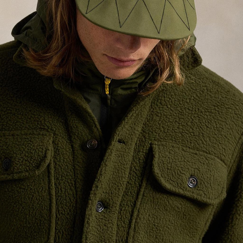 Ralph Lauren Curly Hi-Pile Shirt Jacket 4