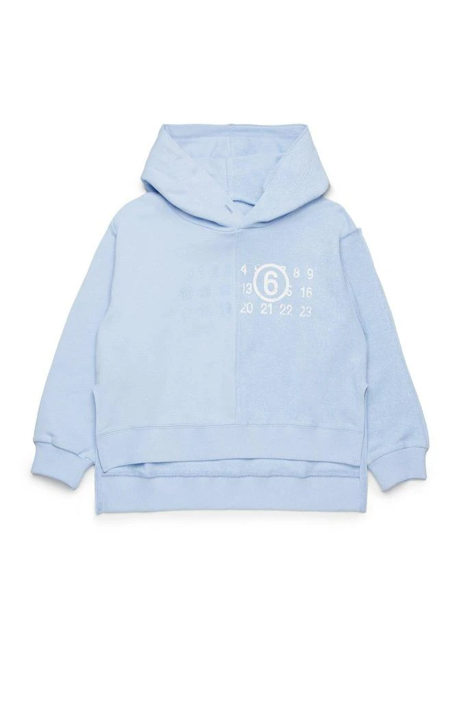 MM6 Logo Printed Hoodie 1