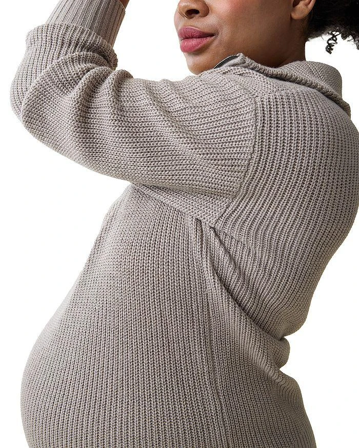 Ingrid & Isabel Maternity Zip Front Sweater 3