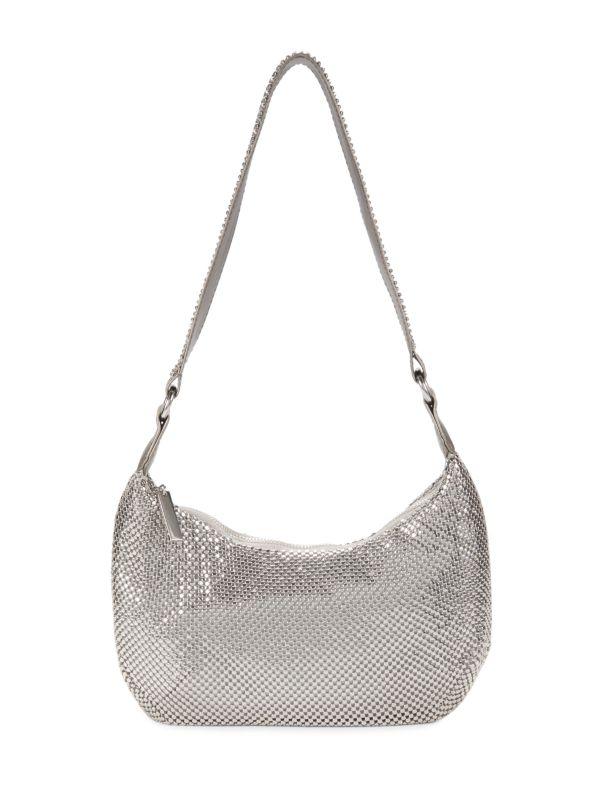 Whiting & Davis Bianca Studded Shoulder Bag
