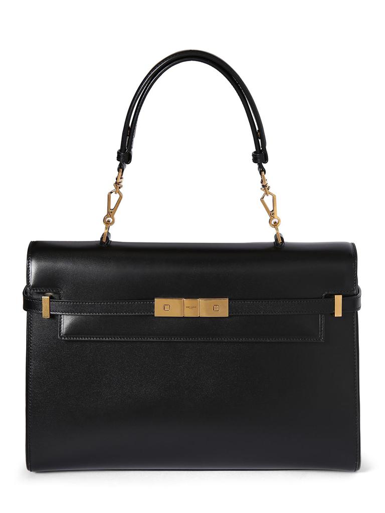 SAINT LAURENT Manhattan Leather Top Handle Bag