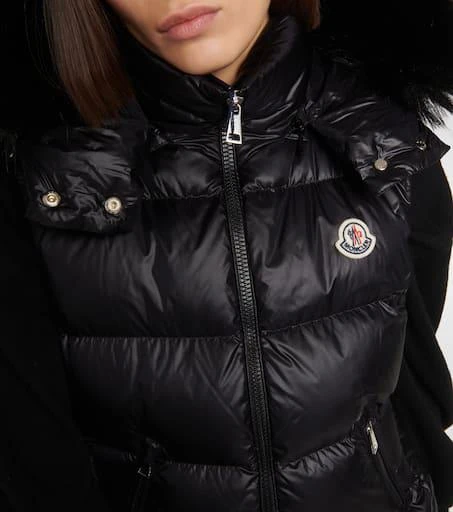 Moncler Gallinule faux-fur-trimmed puffer vest 4