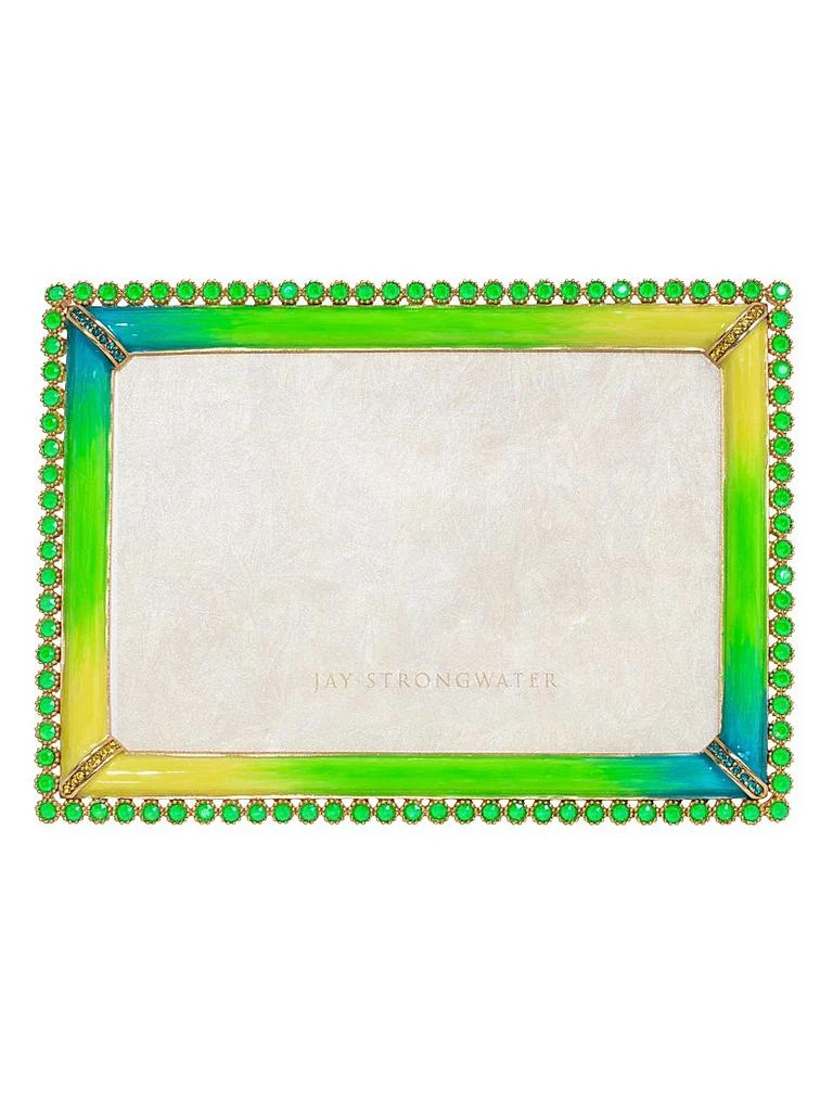 Jay Strongwater Lorraine Stone Edge 4'' X 6'' Frame 2