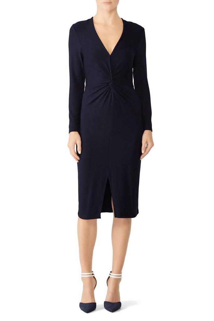 cupcakes and cashmere Janette Dress In Blue