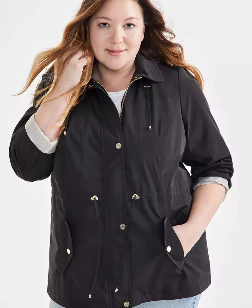 Style & Co Women's Plus Size Hooded Anorak, Created for Macy's 2