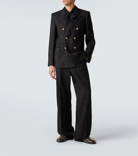 Valentino Mj Blues studded leather Derby shoes 2