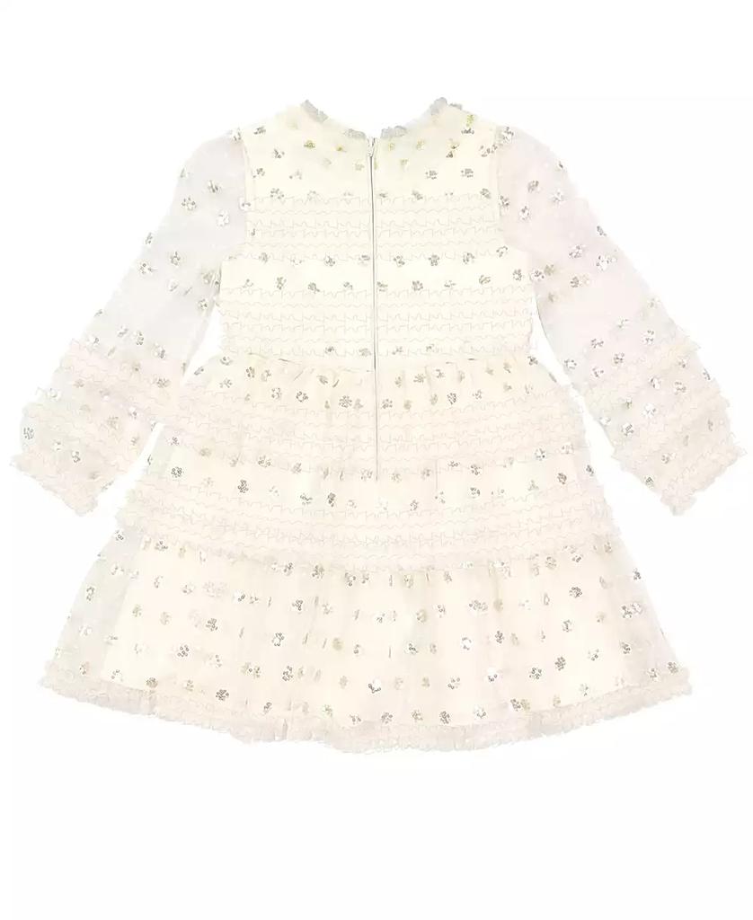 Nannette Toddler & Little Girls Mesh Sequin Dress