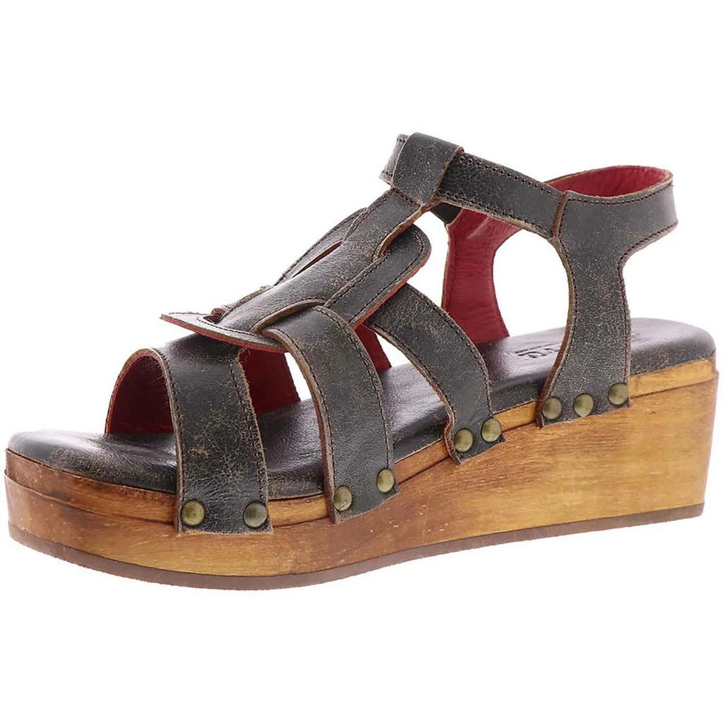 Bed Stu Womens Leather Wedge Heel Wedge Sandals 3