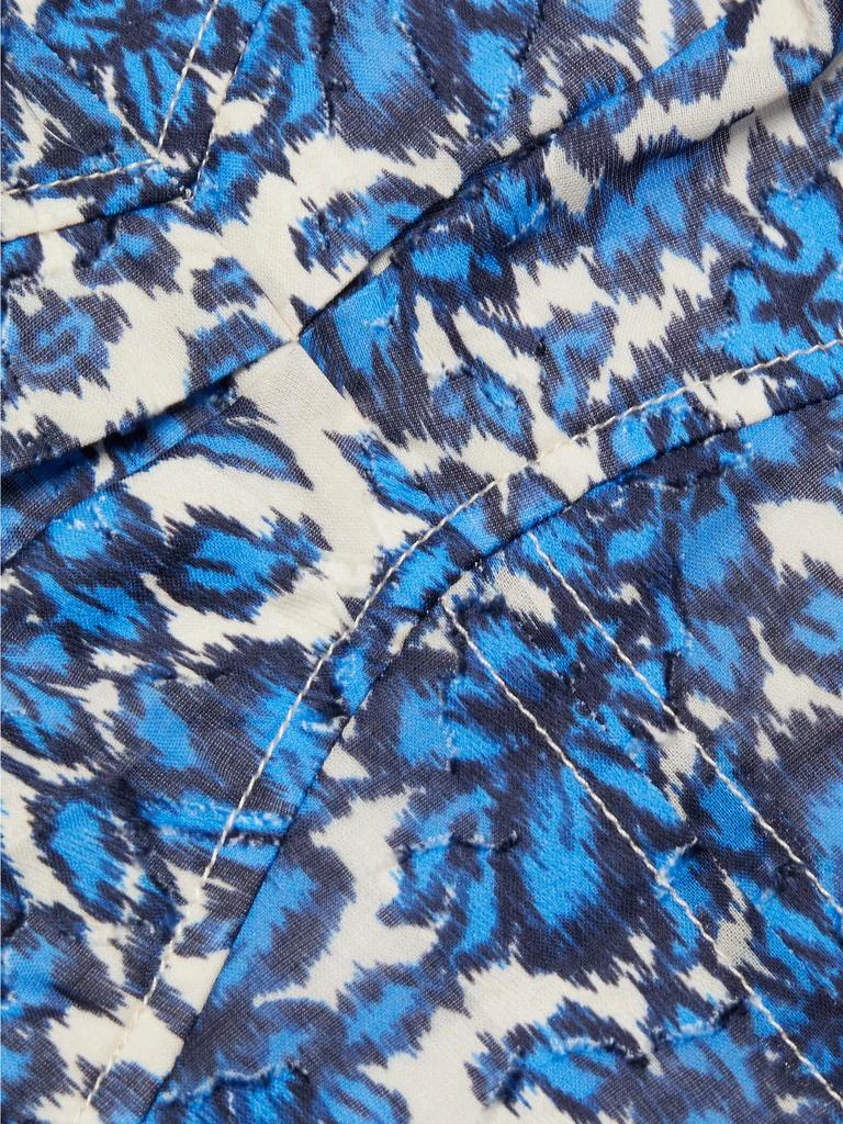 Tanya Taylor Bleecker Floral Flutter-Sleeve Blouse 7