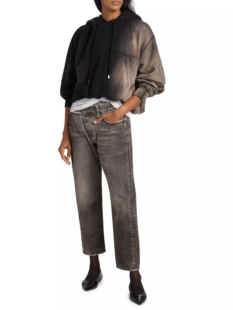 R13 Crossover Low-Rise Baggy Drop-Crotch Jeans 2