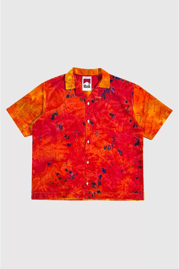 Urban Outfitters Vintage 1970's Tie Dye  Loop Collar Shirt