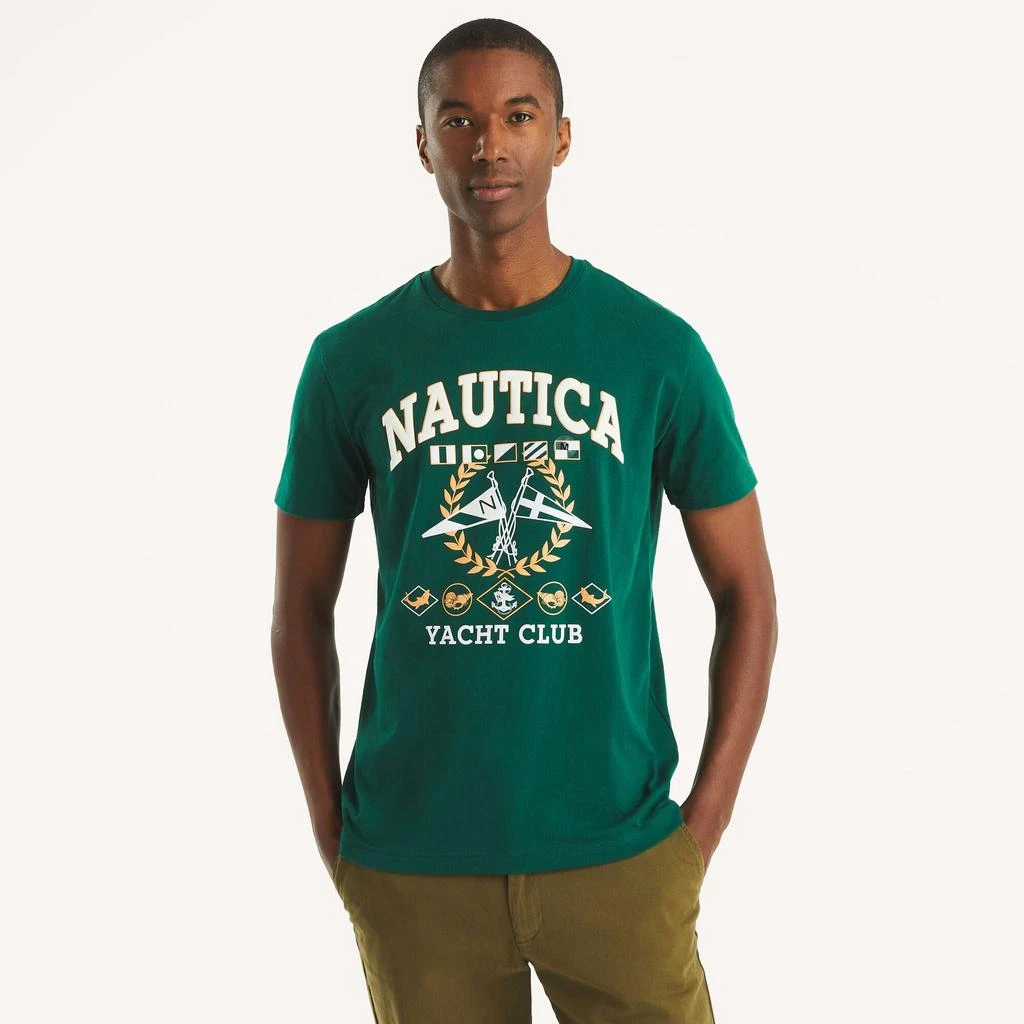 Nautica Mens Yacht Club Graphic T-Shirt 1