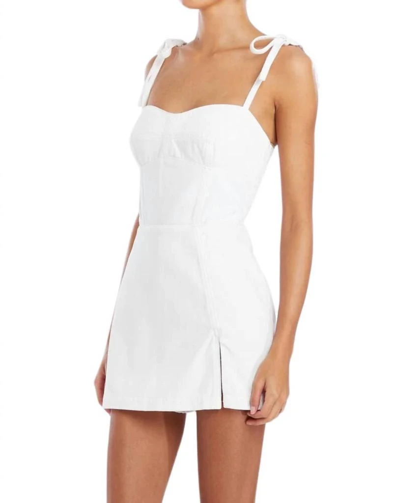 Amanda Uprichard Amanda Uprichard - Taylor Denim Skort Romper 2