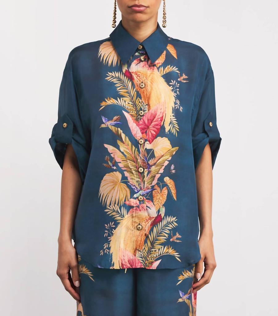 Acacia striped neck-tie blouse – On Sale Now with Up to 32