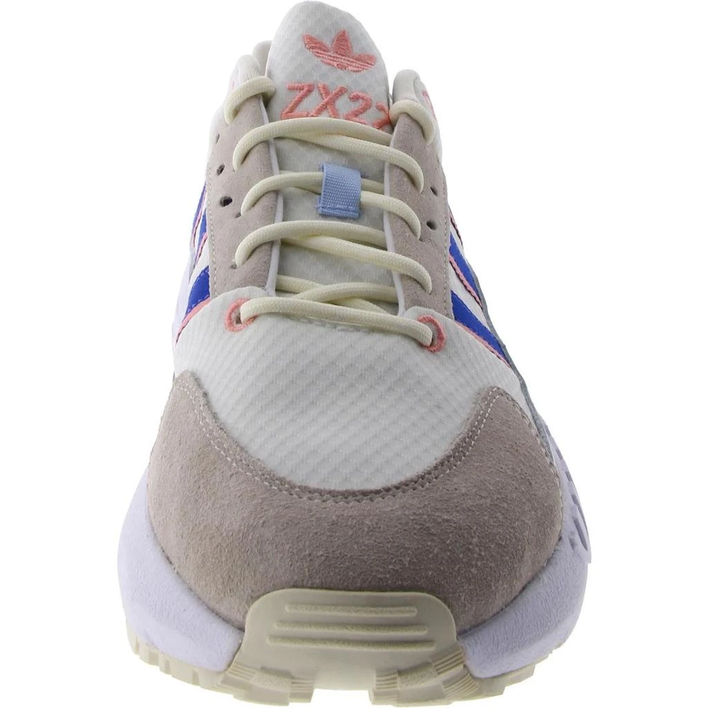adidas gazelle silver green womens Web Boost Lace Up Sneakers