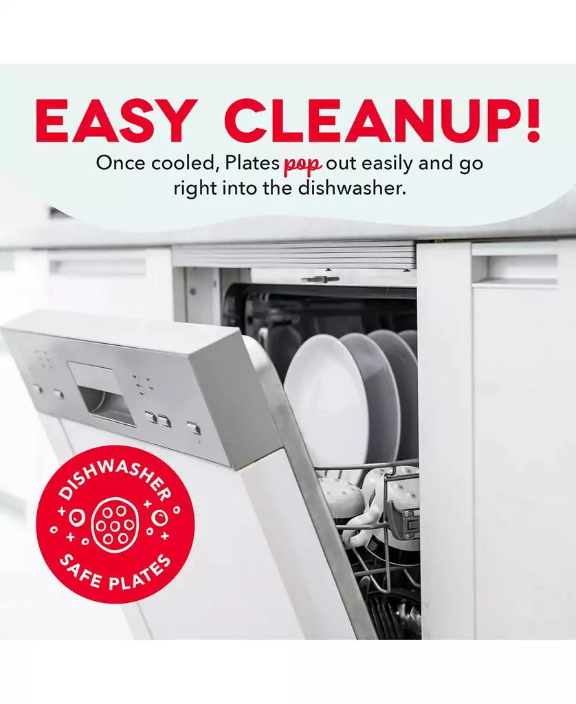 Dash MultiMaker™ Treat Maker System with Removeable: Mini Cupcake, Donut, 
Waffle Bite 5