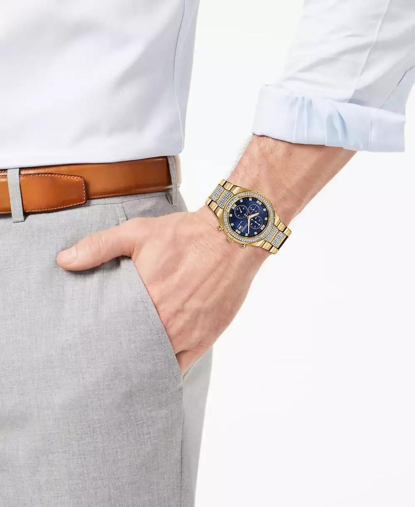 Citizen Men's Chronograph Eco-Drive Crystal Gold-Tone Stainless Steel Bracelet Watch 42mm