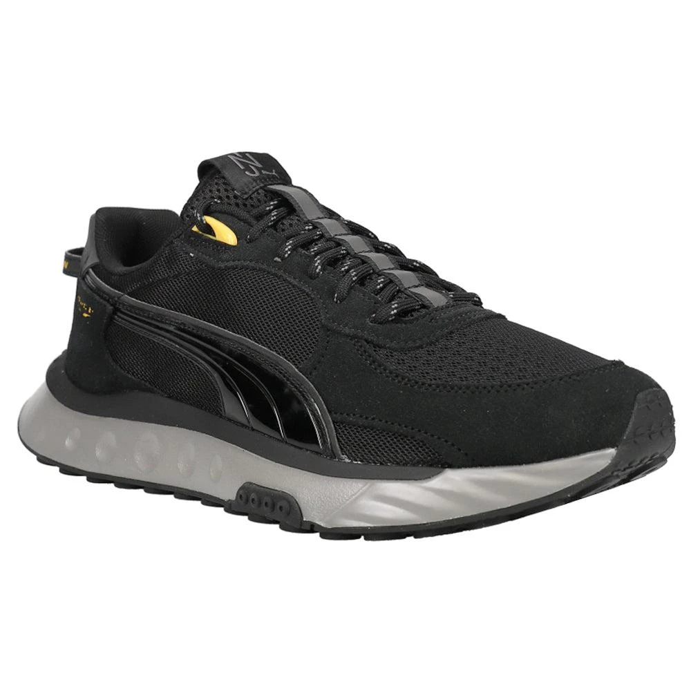 Puma NMJ x Wild Rider Blk Lace Up Sneakers 2