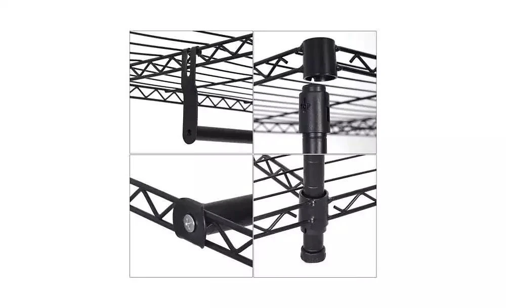 SUGIFT Portable Steel Closet Hanger Storage Rack Organizer 6