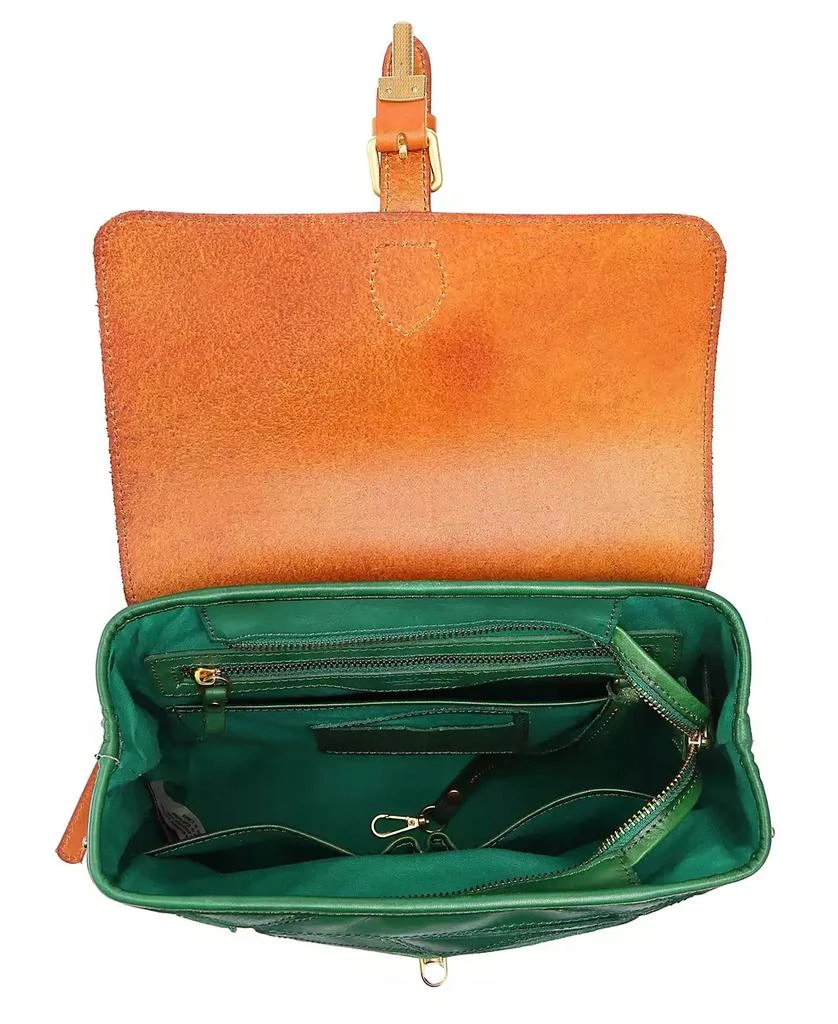 OLD TREND Women's Genuine Leather Prism Backpack 3