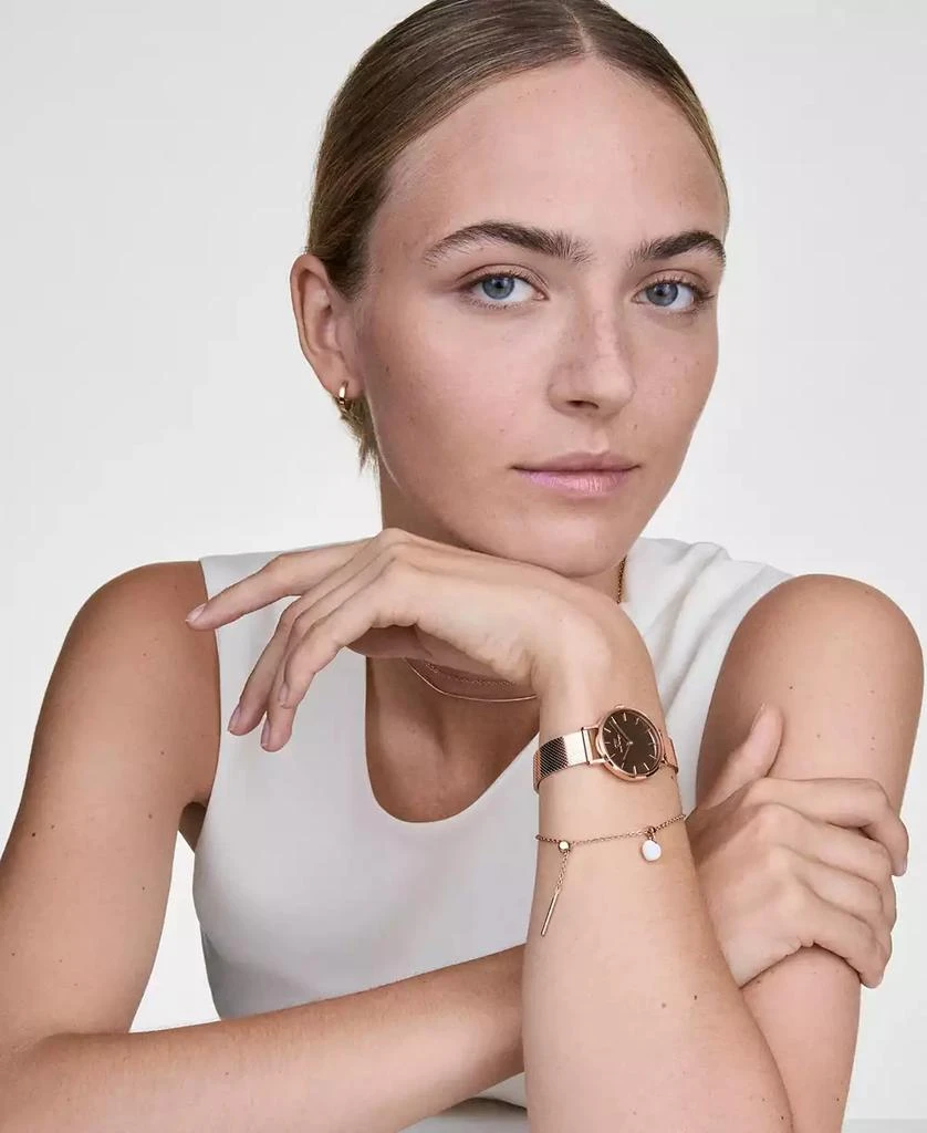 Daniel Wellington Women's Analog Rose Gold Tone Stainless-Steel Watch, 28mm 5