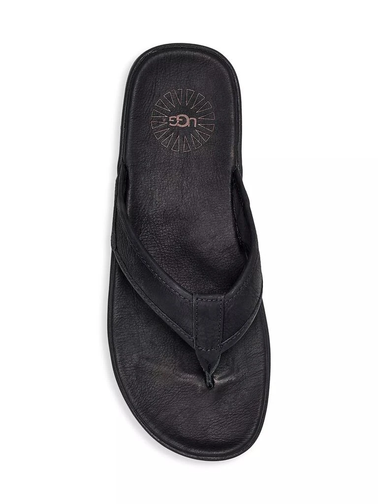 UGG Unisex Seaside Flip Leather Flip Flops 5