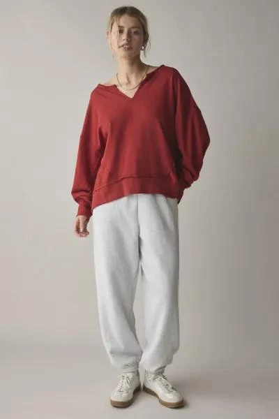 Out From Under Out From Under Break It Up Notch V-Neck Pullover 3