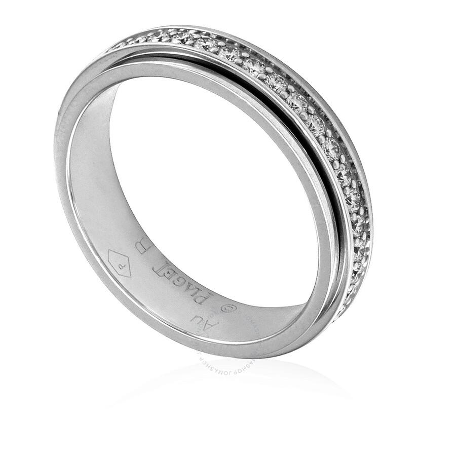 PIAGET Possession 18k White Gold .56 CT Diamond Wedding Ring