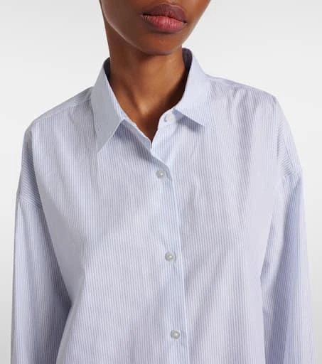 The Row Caster striped cotton poplin shirt 4