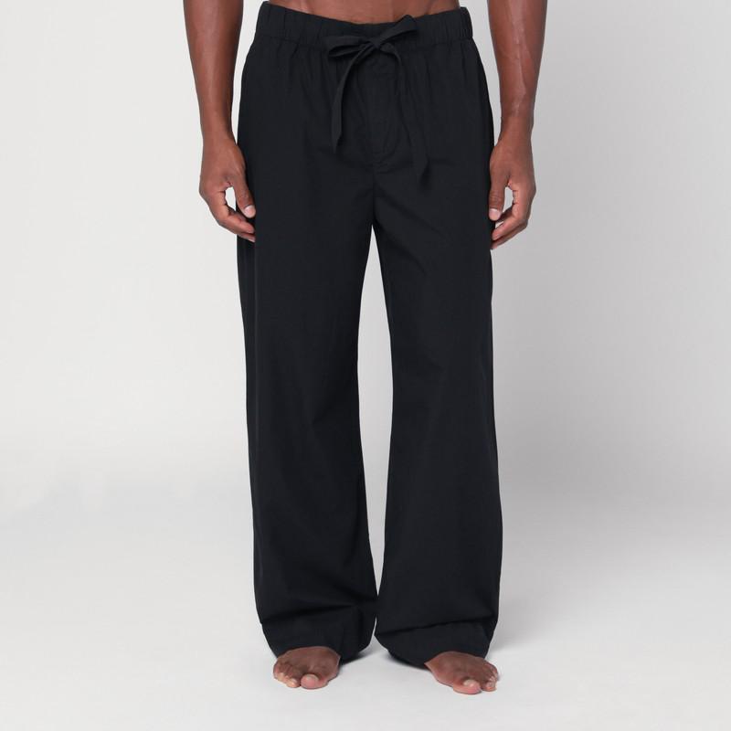 Tekla Black pyjama trousers