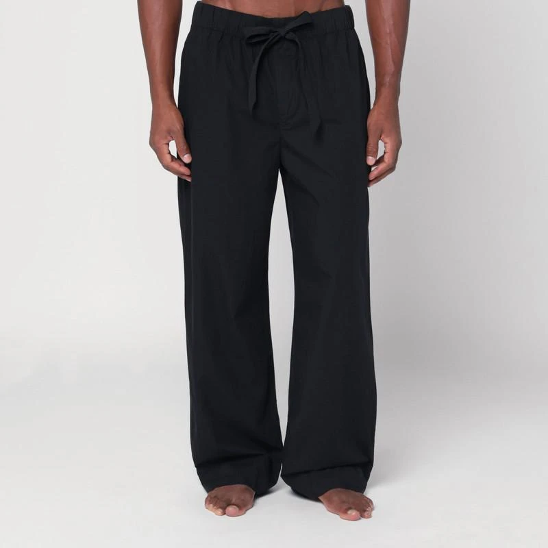 Tekla Black pyjama trousers 1