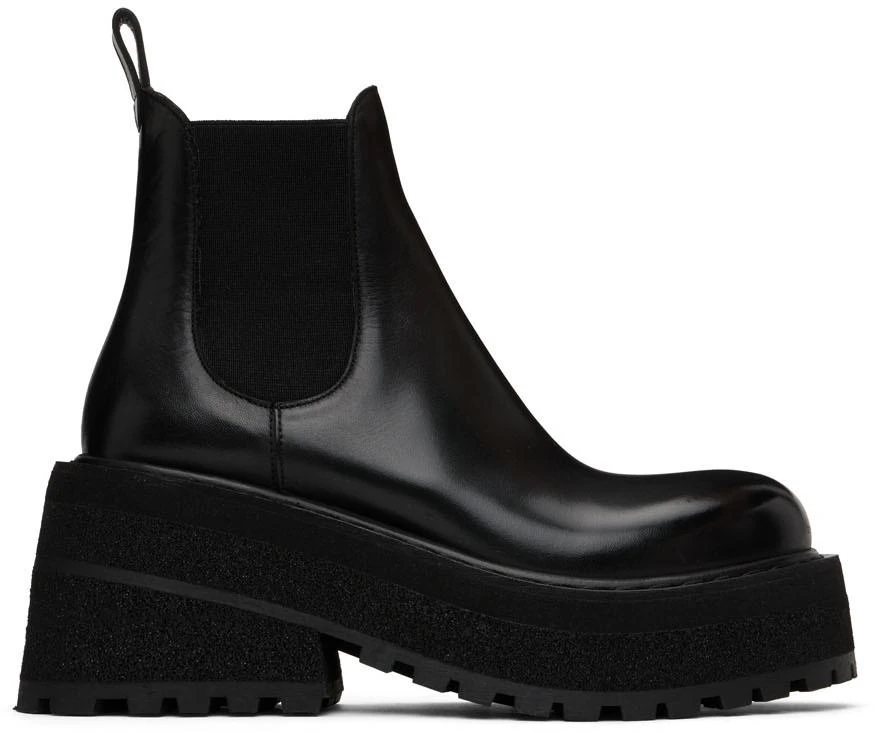 Marsèll Black Carretta Chelsea Boots 1