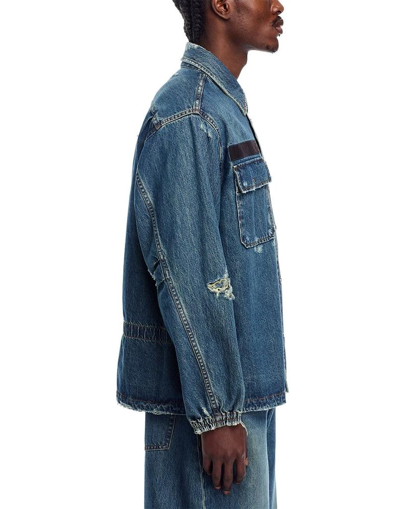 Helmut Lang Distressed Denim Uniform Shirt 5