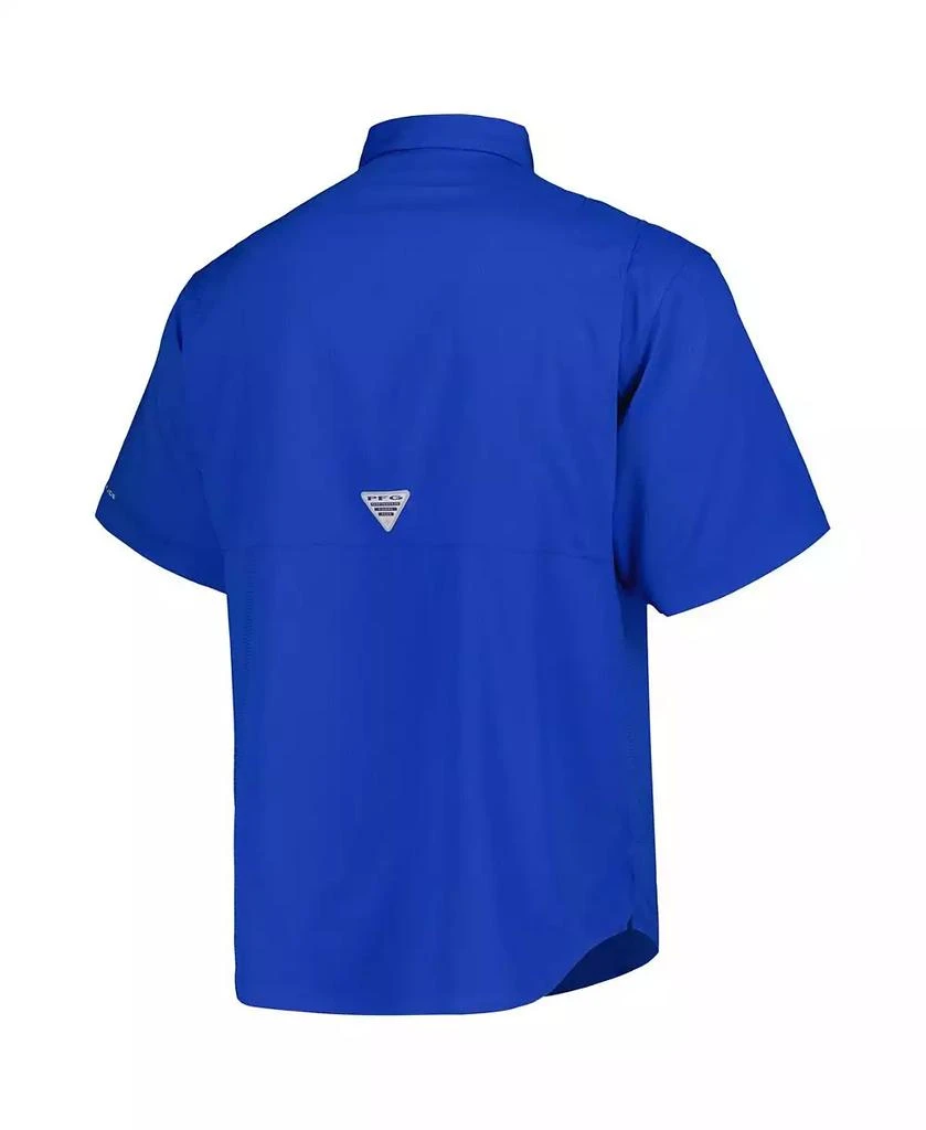 Columbia Men's Royal Texas Rangers Tamiami Omni-Shade Button-Down Shirt 4