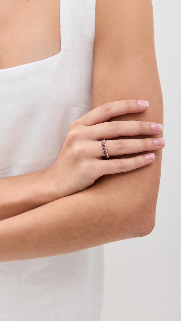 SHAY 18k Tri-Colored Threads Ring