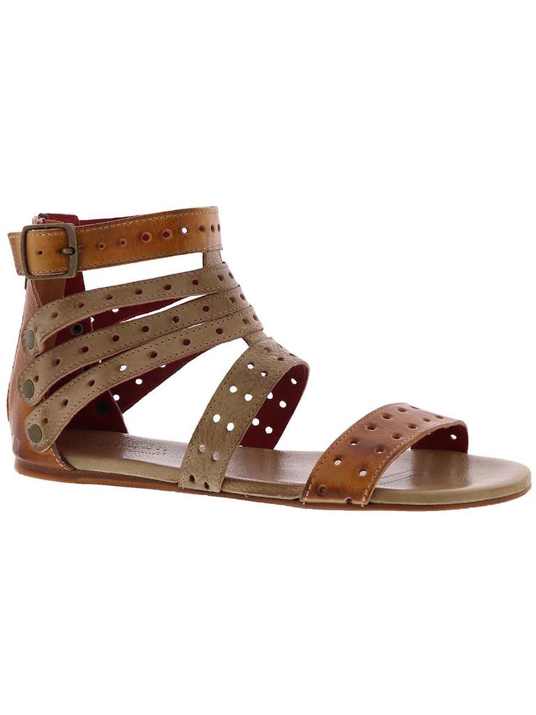 Bed Stu Artemis Womens Leather Distressed Gladiator Sandals