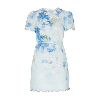 Zimmermann Crush scalloped shift mini dress 1