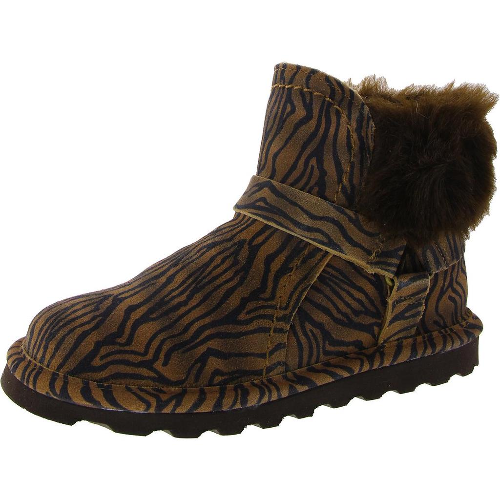 Bearpaw Konnie Womens Suede Winter Ankle Boots