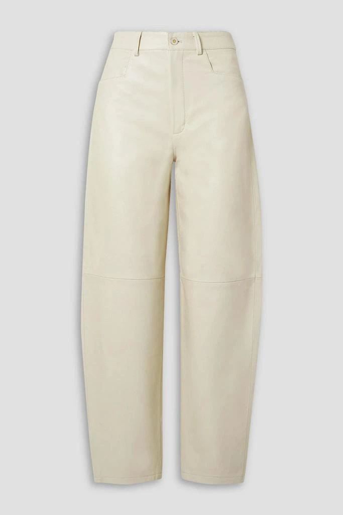 Wandler Chamomile tapered leather pants 1