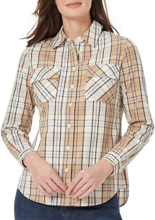 JONES NEW YORK New York Womens Easy Care Button Down Blouse 1