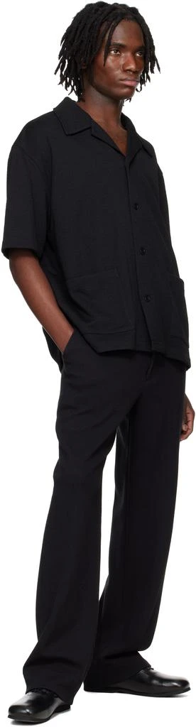 Solid Homme Black Four-Pocket Trousers 4
